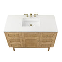 Light Natural Oak / White Zeus - 3 Faucet Holes