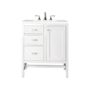 Glossy White / Eternal Jasmine Pearl - 3 Faucet Holes