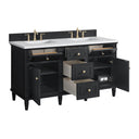 Black Onyx / White Zeus - 3 Faucet Holes