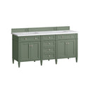 Smokey Celadon / White Zeus - 3 Faucet Holes