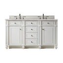 Bright White / Victorian Silver - 3 Faucet Holes