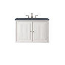 Glossy White / Charcoal Soapstone - 3 Faucet Holes