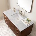 Mid-Century Walnut / Eternal Jasmine Pearl - 3 Faucet Holes