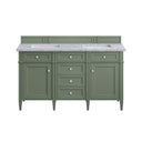 Smokey Celadon / Carrara White - 3 Faucet Holes