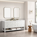 Bright White / White Zeus - 3 Faucet Holes