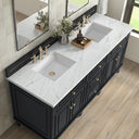 Black Onyx / White Zeus - 3 Faucet Holes