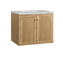 Light Natural Oak / Victorian Silver - 3 Faucet Holes