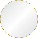 Renwil Fragoso 48" Tall Round Wall Mirror - Yellow
