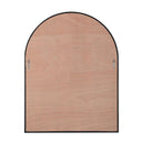 Renwil Cove 46" Tall Arch Rectangular Mirror - Matte Black