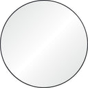 Renwil Sami 48" Tall Round Wall Mirror - Black