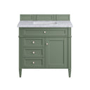 Smokey Celadon / Carrara White - 3 Faucet Holes