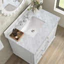 Bright White / Carrara White - 3 Faucet Holes