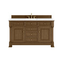 Honey Oak / White Zeus - 3 Faucet Holes