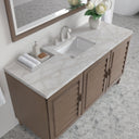 Whitewashed Walnut / Victorian Silver - 3 Faucet Holes