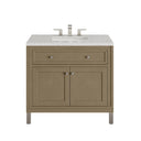 Walnut Whisper / Eternal Jasmine Pearl - 3 Faucet Holes