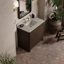 Sable / Victorian Silver - 3 Faucet Holes
