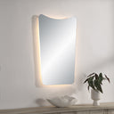 Renwil Rimini 36" Tall Rectangular Led Mirror - Clear