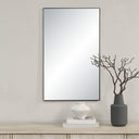 Renwil Loutro 36" H x 22" W Wall Mirror - Black