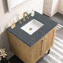 Light Natural Oak / Parisien Bleu - 3 Faucet Holes