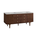Mid-Century Walnut / Eternal Jasmine Pearl - 3 Faucet Holes