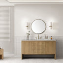 Light Natural Oak / Victorian Silver - 3 Faucet Holes
