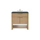 Seaside Oak / Charcoal Soapstone - 3 Faucet Holes