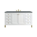 Glossy White / Parisien Bleu - 3 Faucet Holes