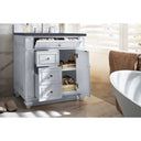 Bright White / Charcoal Soapstone - 3 Faucet Holes
