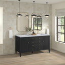Carbon Oak / Carrara White - 3 Faucet Holes