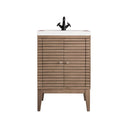 Whitewashed Walnut / White Glossy - 1 Faucet Hole
