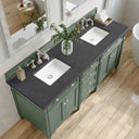 Smokey Celadon / Charcoal Soapstone - 3 Faucet Holes