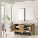 Light Natural Oak / Eternal Jasmine Pearl - 3 Faucet Holes