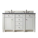 Bright White / Charcoal Soapstone - 3 Faucet Holes