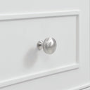 Bright White / Victorian Silver - 3 Faucet Holes