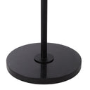 Renwil Khera 62" Tall Matte Black Floor Lamp with Globe Glass Shade