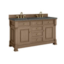 Pecan / Parisien Bleu - 3 Faucet Holes