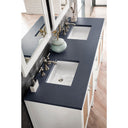 Glossy White / Charcoal Soapstone - 3 Faucet Holes