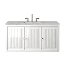 Glossy White / Victorian Silver - 3 Faucet Holes