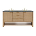 Seaside Oak / Parisien Bleu - 3 Faucet Holes