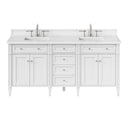 Bright White / White Zeus - 3 Faucet Holes