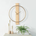 Renwil Pollu x Indoor Iron Wall Clock - Antique Brushed Brass
