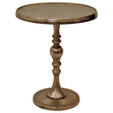Renwil Romina Indoor Aluminum Table - Antique Brass