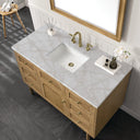 Light Natural Oak / Victorian Silver - 3 Faucet Holes