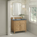 Light Natural Oak / Parisien Bleu - 3 Faucet Holes