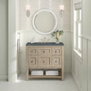 Whitewashed Oak / Parisien Bleu - 3 Faucet Holes