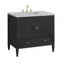 Carbon Oak / Eternal Jasmine Pearl - 3 Faucet Holes