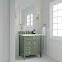 Smokey Celadon / White Zeus - 3 Faucet Holes