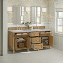 Light Natural Oak / Eternal Jasmine Pearl - 3 Faucet Holes