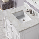 Bright White / Victorian Silver - 3 Faucet Holes