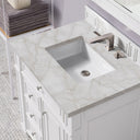 Bright White / Victorian Silver - 3 Faucet Holes